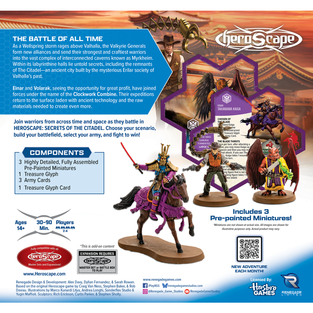 Heroscape: Crooked Crew of the Clockwork Combine Army Expansion (Pre-Painted) (Preorder)