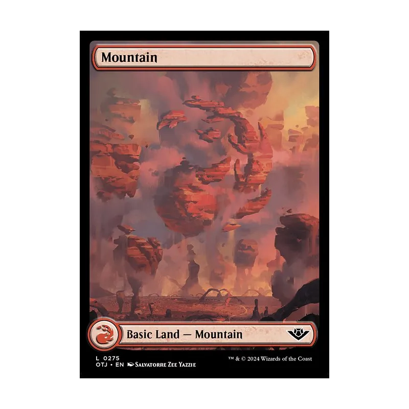 Mountain (0275) - Outlaws of Thunder Junction (Near Mint)