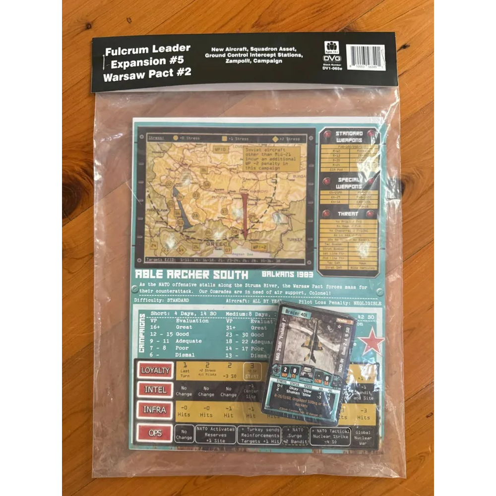 Fulcrum Leader: Expansion 5 - Warsaw Pact (Hun, Bulg, Rom) (New Arrival)