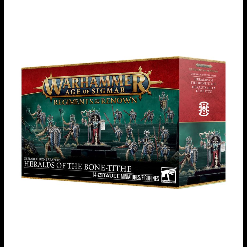 Warhammer Age of Sigmar: Ossiarch Bonereapers - Heralds of the Bone-Tithe (Preorder)