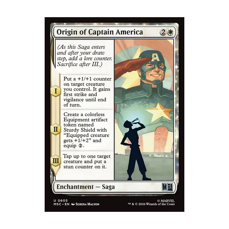 Origin of Captain America - Marvel Super Heroes Commander (Near Mint)