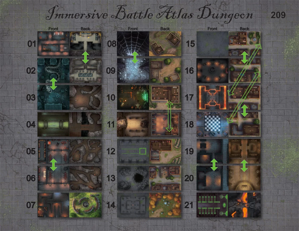 Immersive Battle Atlas: Dungeons (New Arrival)