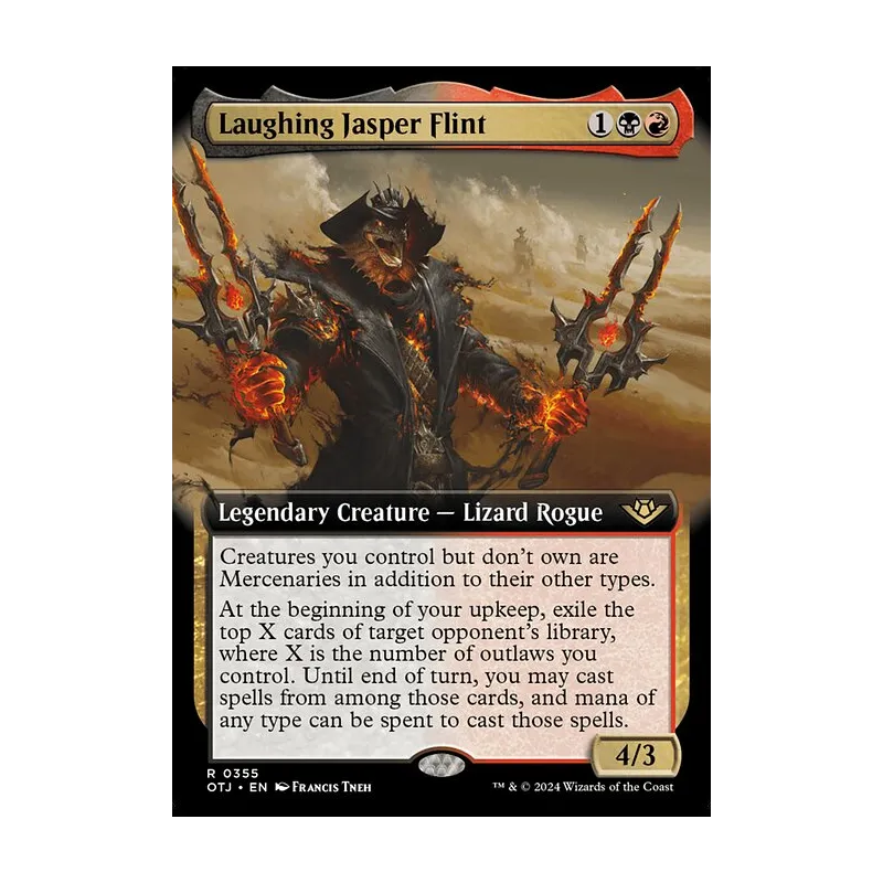 Laughing Jasper Flint (Extended Art) - Outlaws of Thunder Junction (Near Mint)