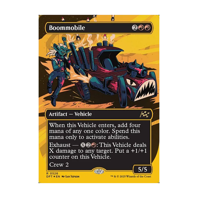 Boommobile (Borderless) (First-Place Foil) - Aetherdrift (Foil Near Mint)