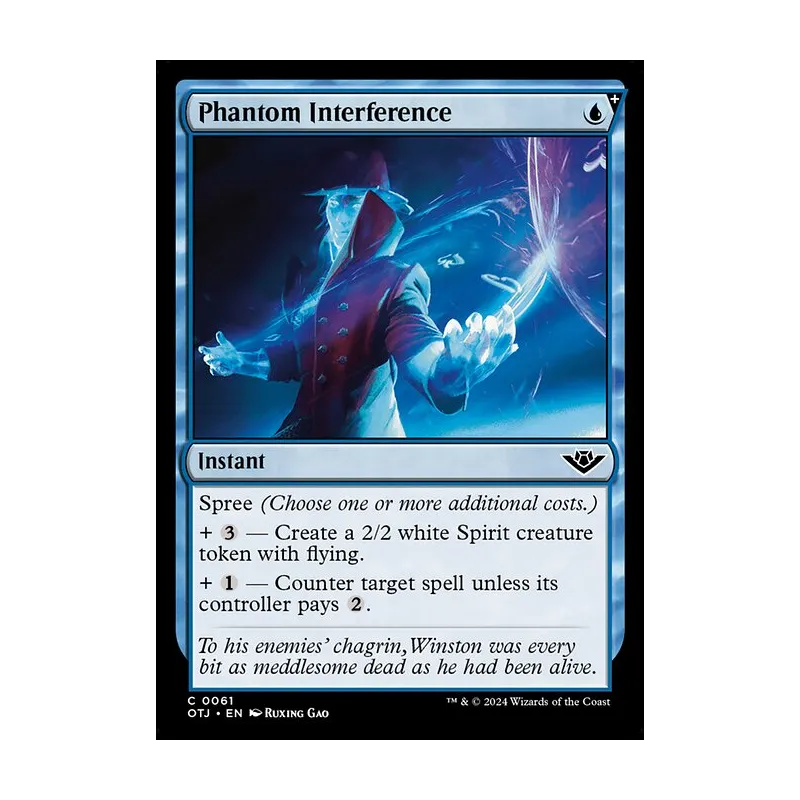 Phantom Interference - Outlaws of Thunder Junction (Near Mint)