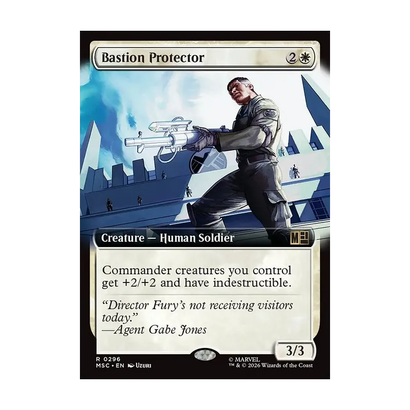 Bastion Protector (Extended Art) - Marvel Super Heroes Commander (Near Mint)