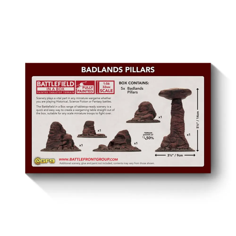 Battlefeild In A Box: Badlands: Pillars - Mars (Preorder)