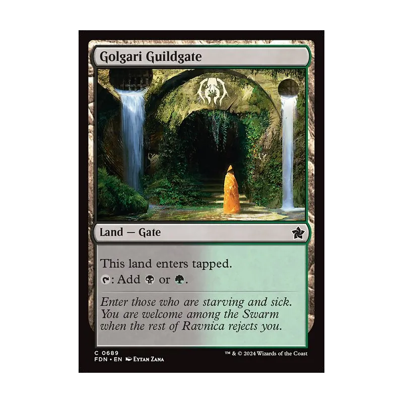 Golgari Guildgate - Foundations (Near Mint)