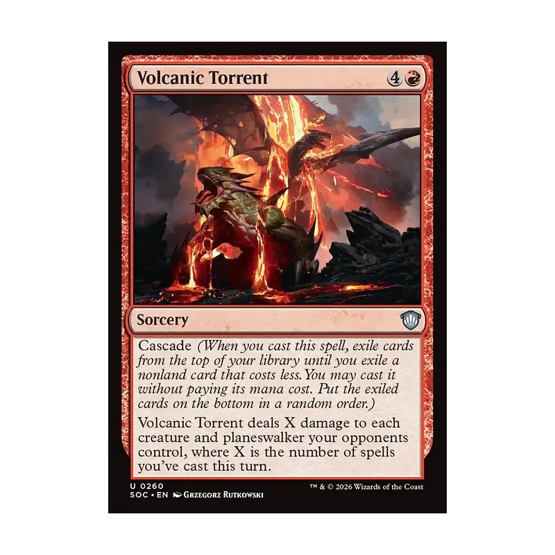 Volcanic Torrent - Secrets of Strixhaven Commander (Near Mint)