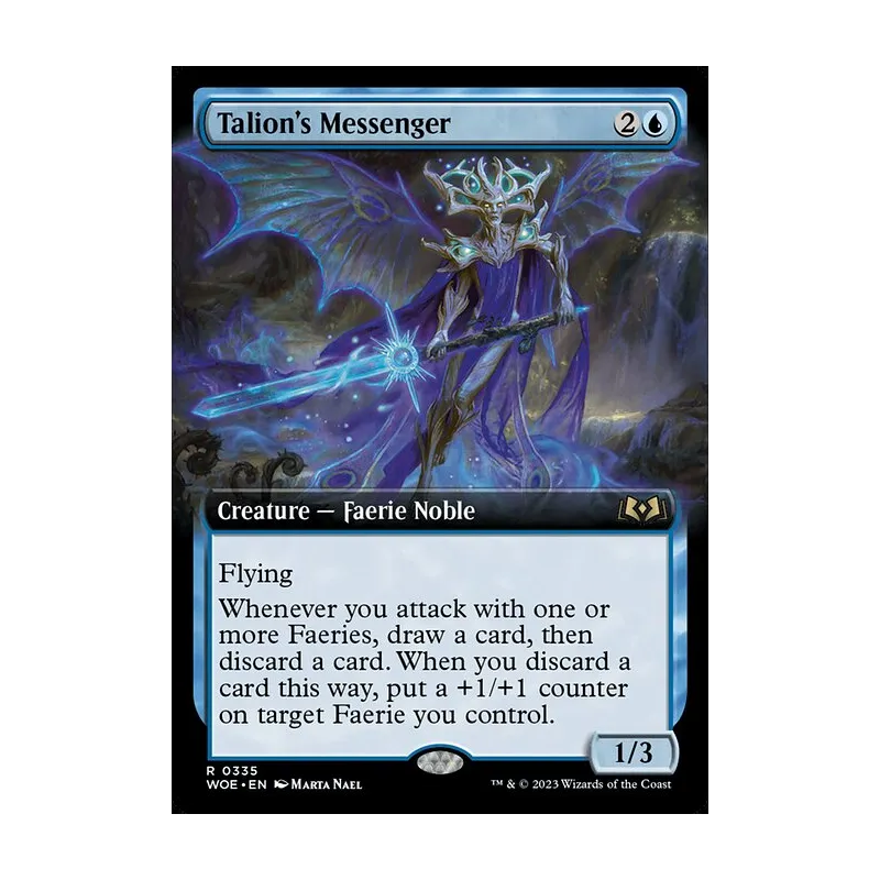 Talion's Messenger (Extended Art) - Wilds of Eldraine (Near Mint)