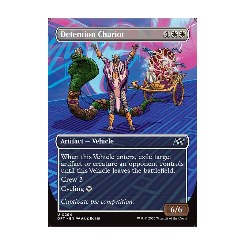Detention Chariot (Borderless) - Aetherdrift (Near Mint)