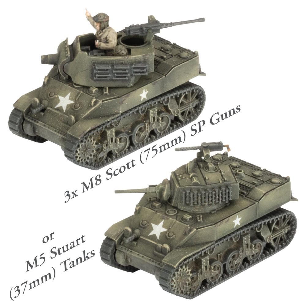 Flames of War WW2: American Starter Force - Old Ironsides Sherman Tank Company (Preorder)