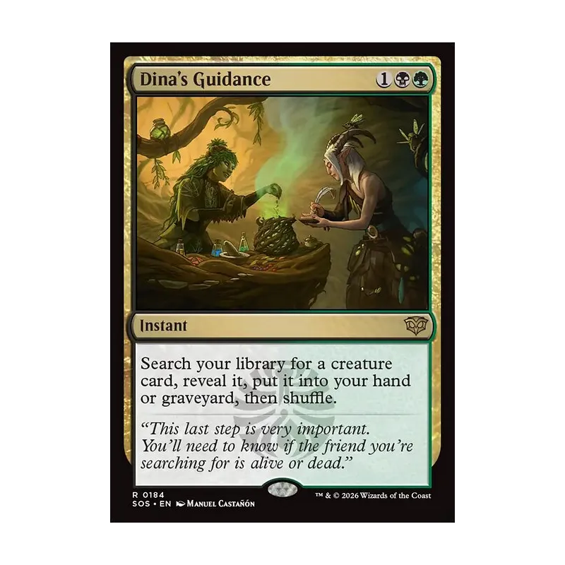 Dina's Guidance - Secrets of Strixhaven (Near Mint)