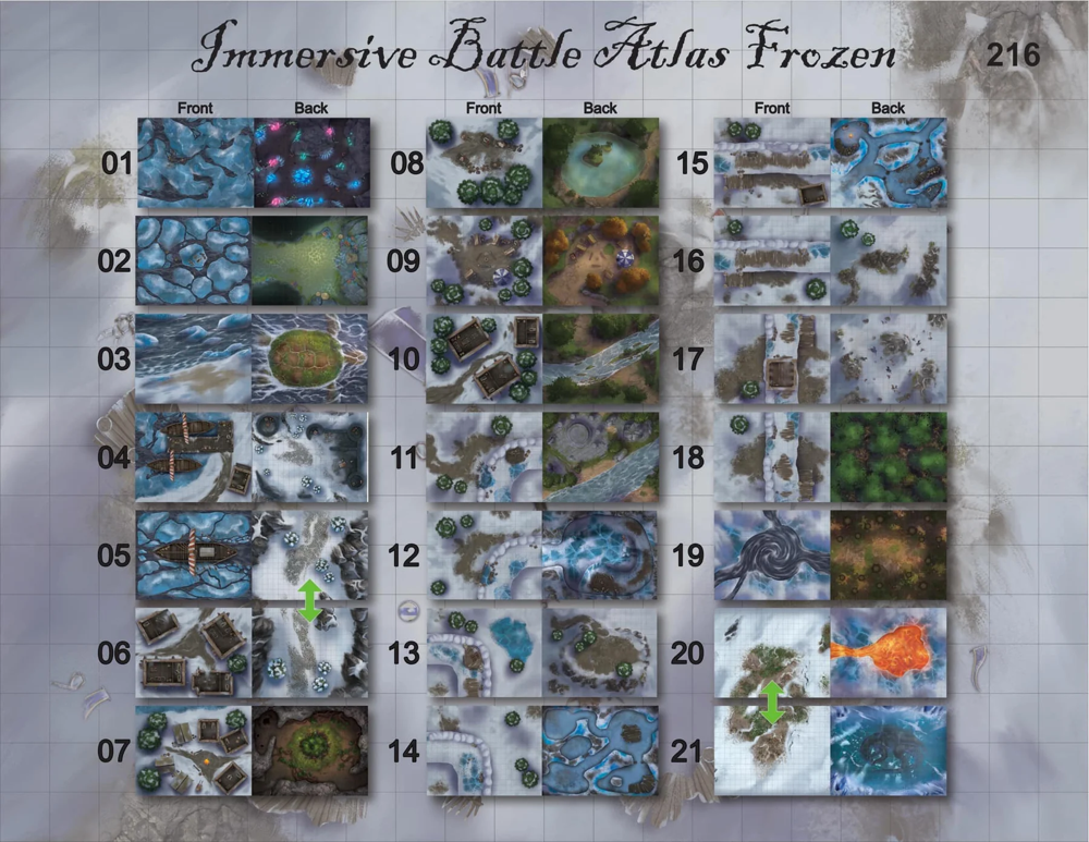 Immersive Battle Atlas: Frozen Wastes (New Arrival)