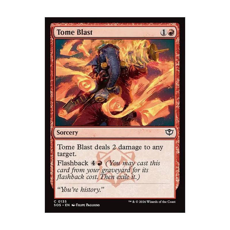 Tome Blast - Secrets of Strixhaven (Near Mint)
