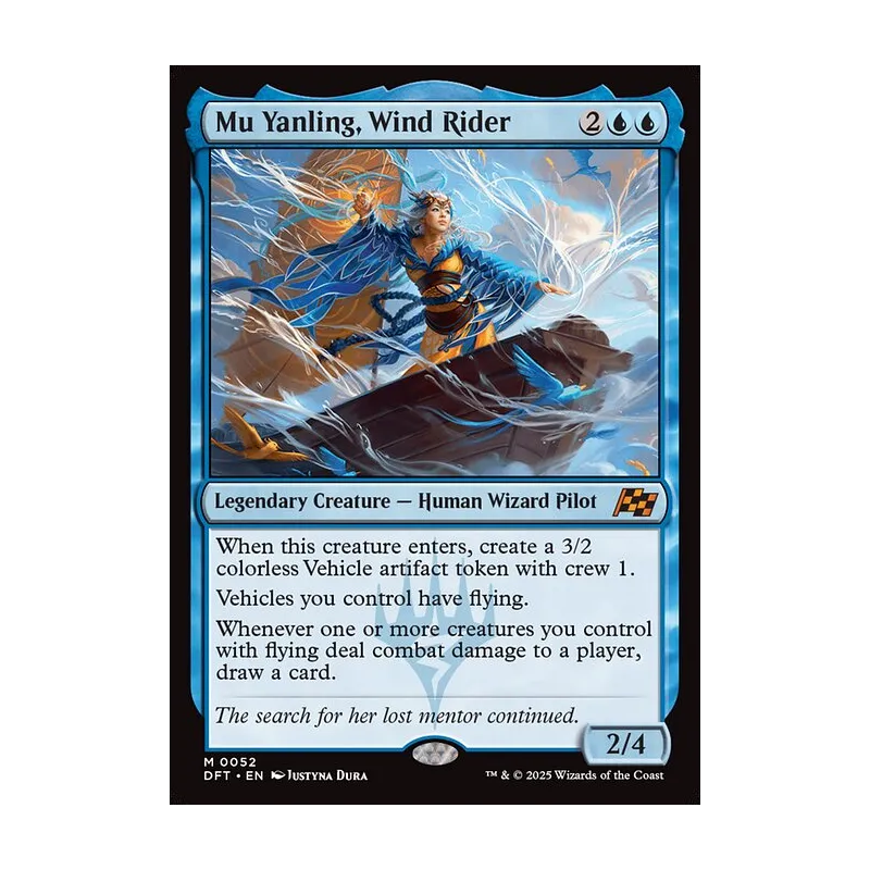 Mu Yanling, Wind Rider - Aetherdrift (Near Mint)