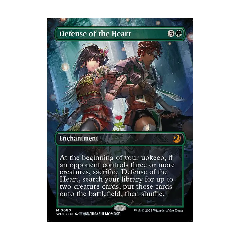 Defense of the Heart (Anime Borderless) - Wilds of Eldraine: Enchanting Tales (Near Mint)