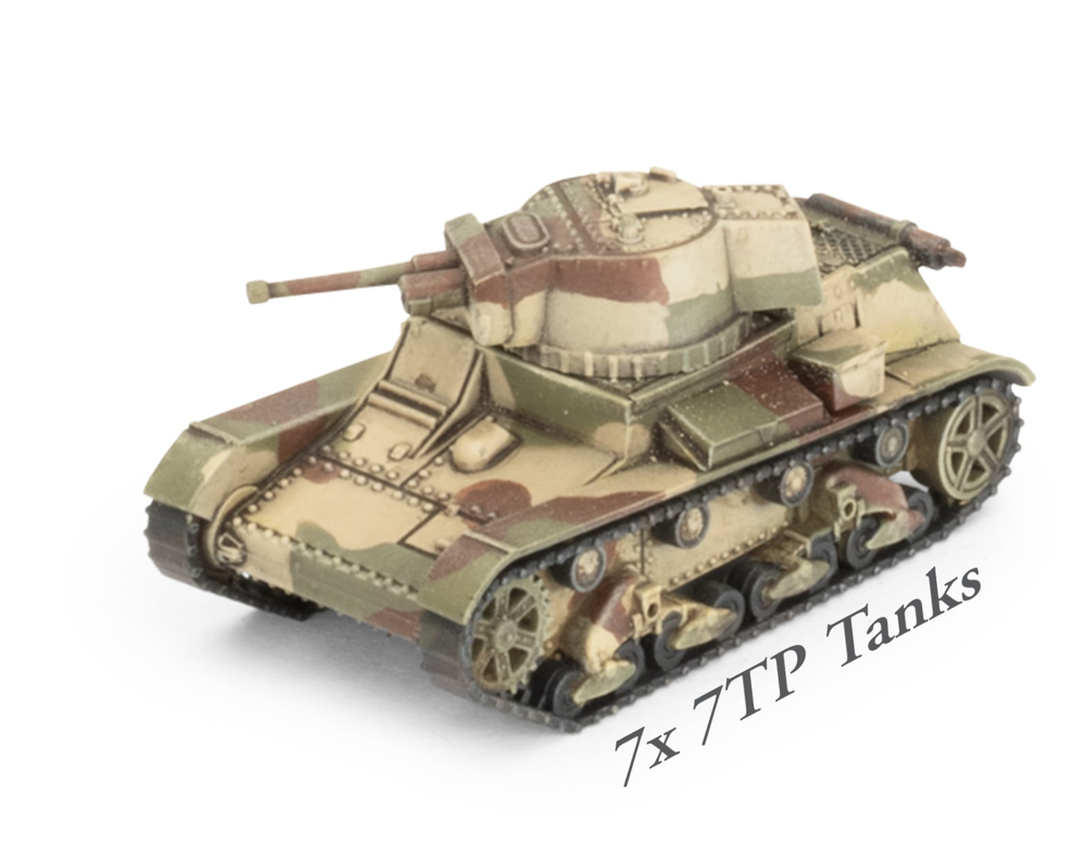 Flames of War WW2: Polish - 7TP Tank Company (Special Edition) (New Arrival)