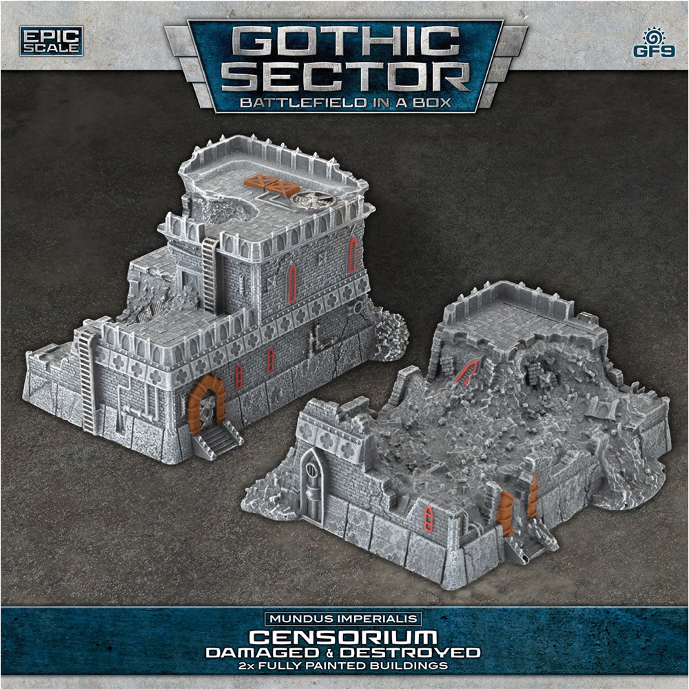Battlefield in a Box Gothic Sector: Mundus Imperialis - Censorium (Damaged & Destroyed)