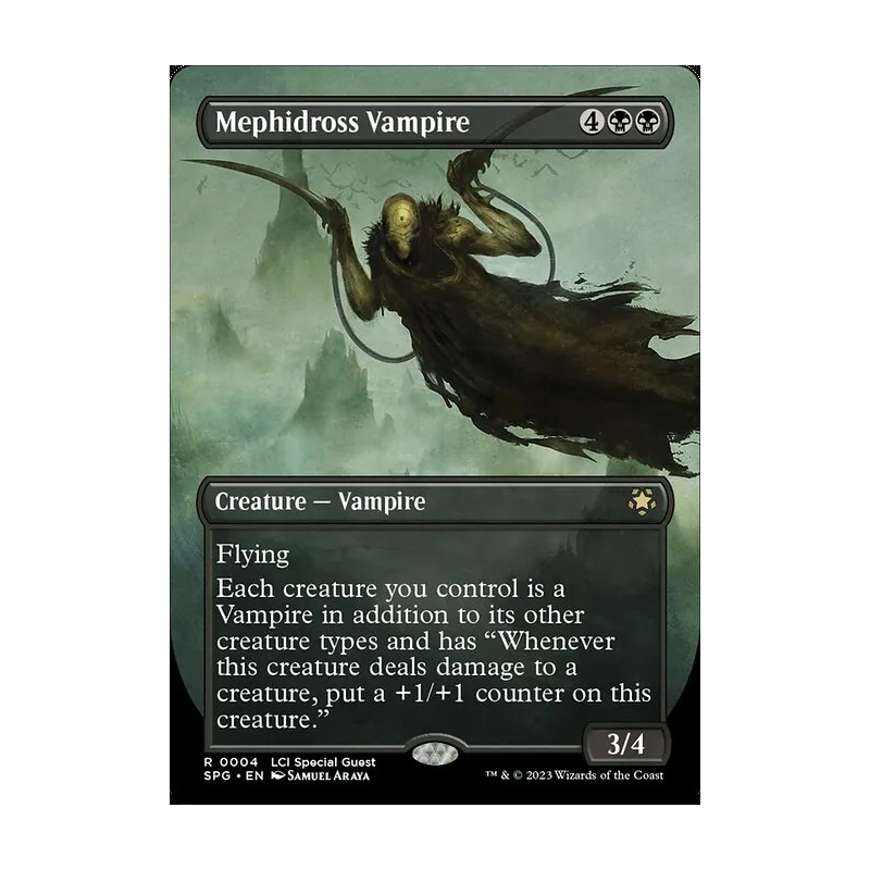 Mephidross Vampire (Borderless) - Special Guests (Near Mint)