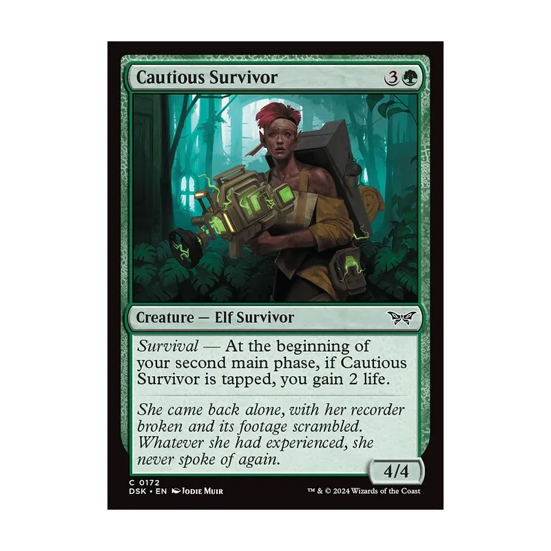 Cautious Survivor - Duskmourn: House of Horror (Near Mint)