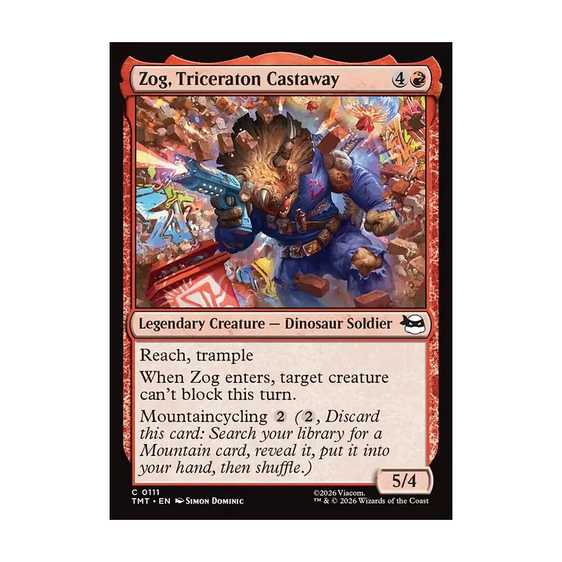 Zog, Triceraton Castaway |TMNT Ninja Turtles MTG
