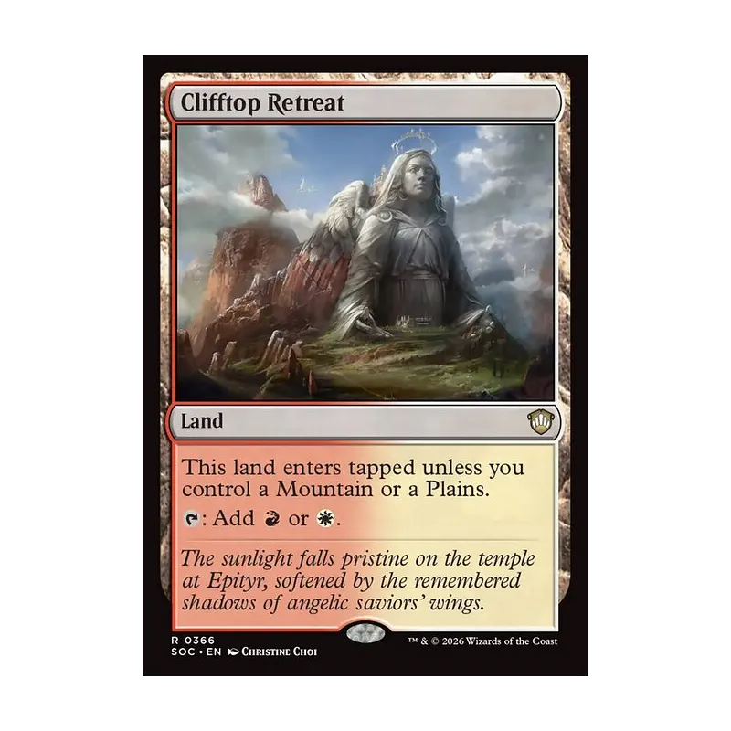 Clifftop Retreat - Secrets of Strixhaven Commander (Near Mint)