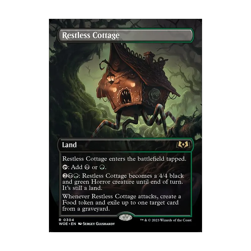 Restless Cottage (Borderless) - Wilds of Eldraine (Near Mint)