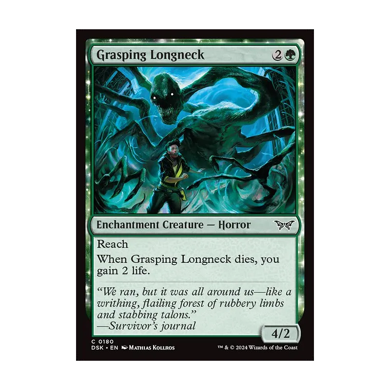 Grasping Longneck - Duskmourn: House of Horror (Near Mint)
