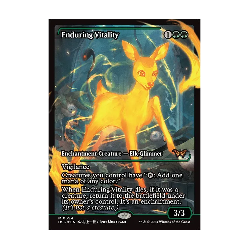 Enduring Vitality (Showcase) - Duskmourn: House of Horror (Foil Near Mint)