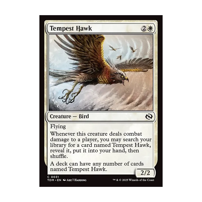 Tempest Hawk - Tarkir: Dragonstorm (Near Mint)