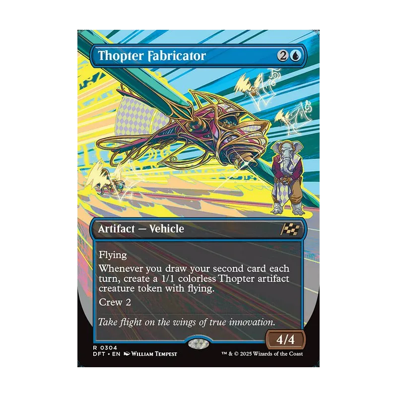 Thopter Fabricator (Borderless) - Aetherdrift (Near Mint)