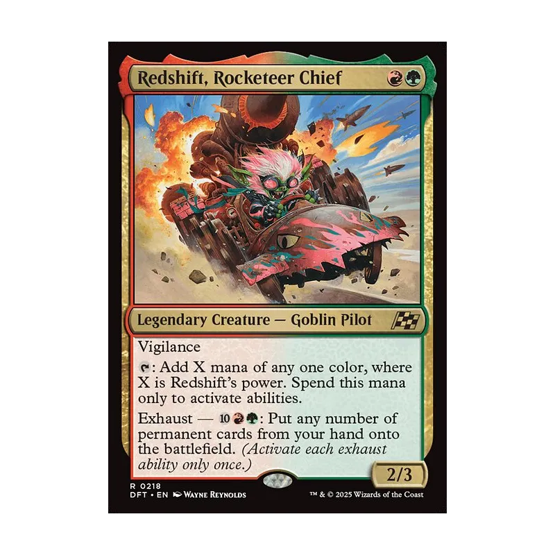 Redshift, Rocketeer Chief - Aetherdrift (Near Mint)