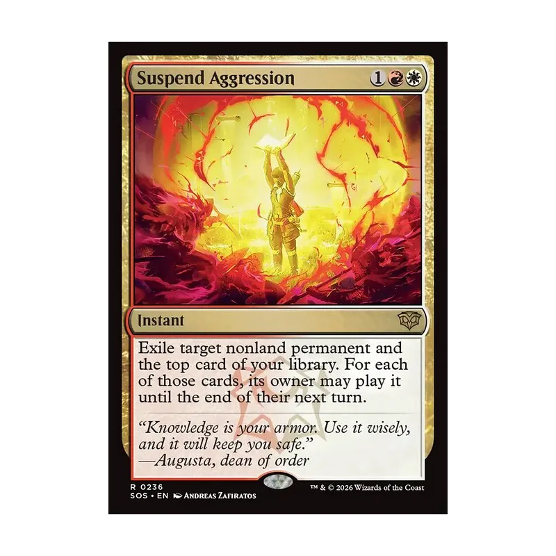 Suspend Aggression - Secrets of Strixhaven (Near Mint)