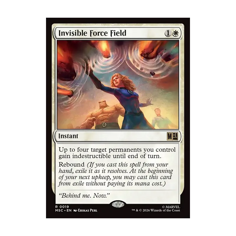 Invisible Force Field (Surge Foil) - Marvel Super Heroes Commander (Foil Near Mint)