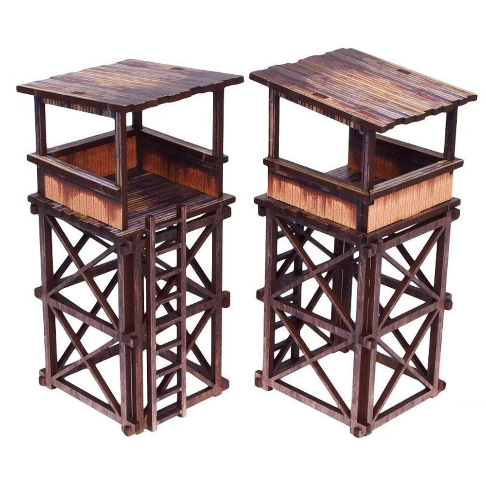 Bolt Action HDF Terrain: WW2 Pacific - Guard Towers