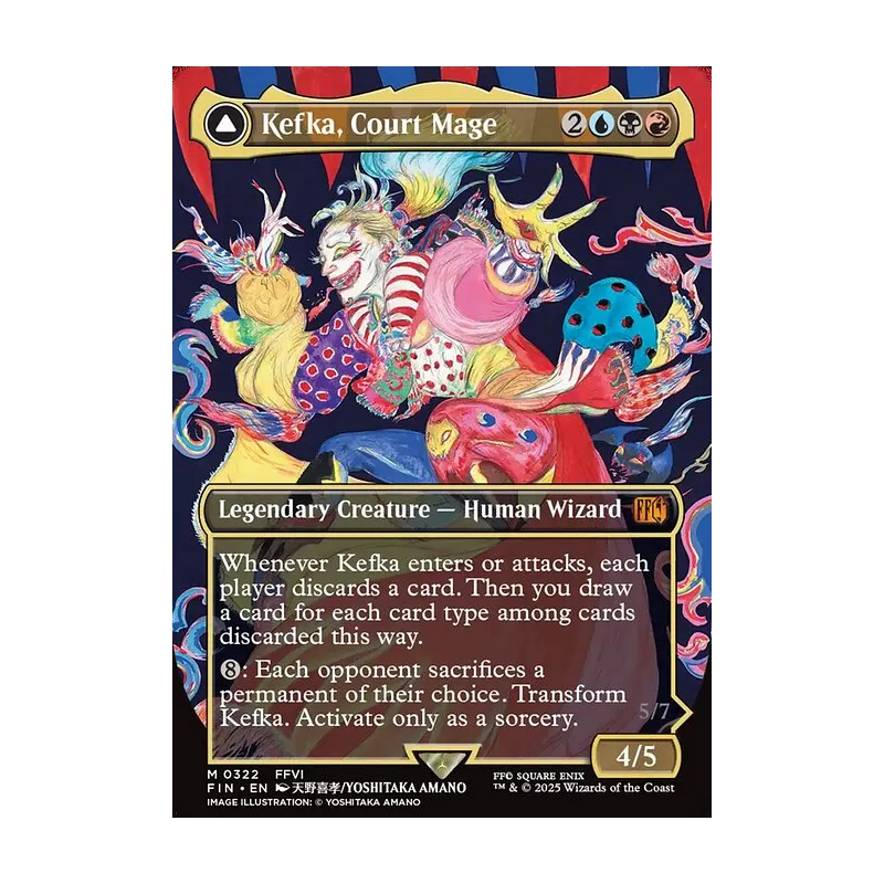kefka mtg final fantasy Magic TCG: Holofoil Playmat – Glorious Games & Goods 5 Illustrated by Xui Ton All Magic Kefka, Court Mage // Kefka,