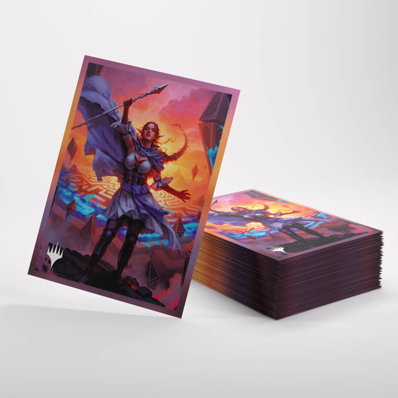 MTG Premium Art Sleeves: Reality Fracture - Nissa, Leyline Tamer (105) (Preorder)
