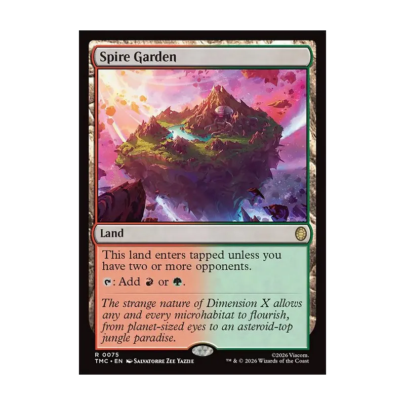 Spire Garden (Surge Foil) - Teenage Mutant Ninja Turtles Commander (Foil Near Mint)