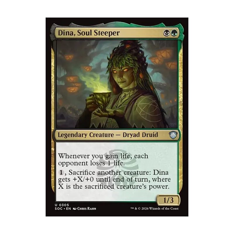 Dina, Soul Steeper - Secrets of Strixhaven Commander (Near Mint)