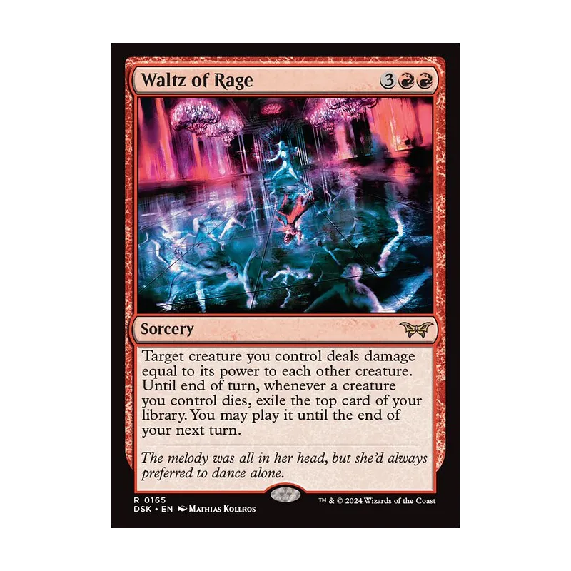 Waltz of Rage - Duskmourn: House of Horror (Near Mint)