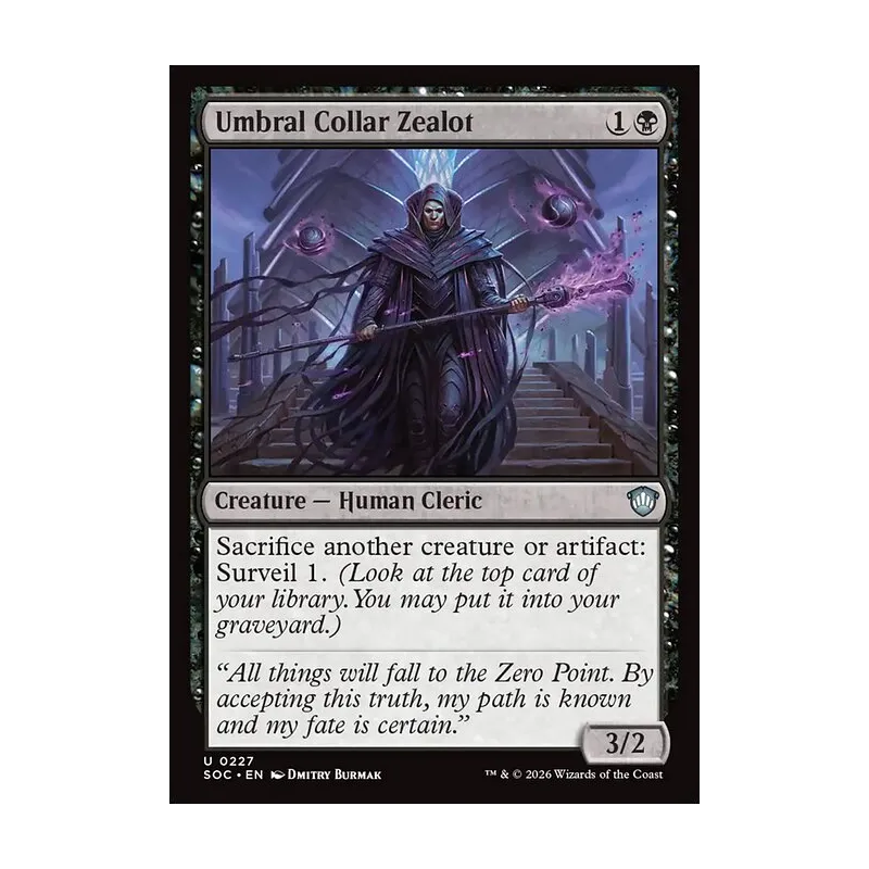 Umbral Collar Zealot - Secrets of Strixhaven Commander (Near Mint)