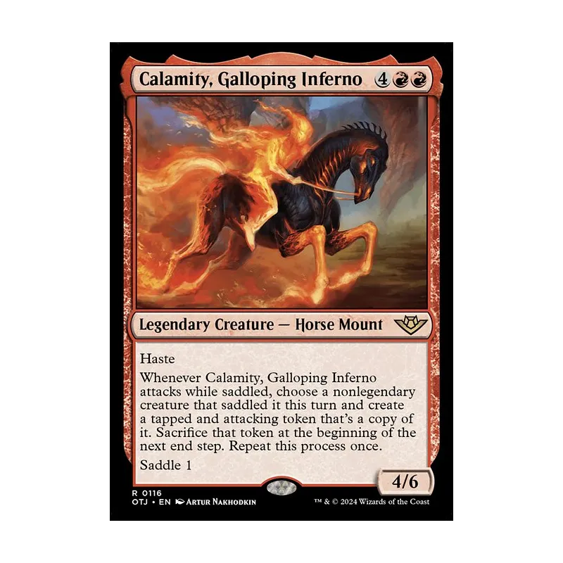 Calamity, Galloping Inferno - Outlaws of Thunder Junction (Near Mint)