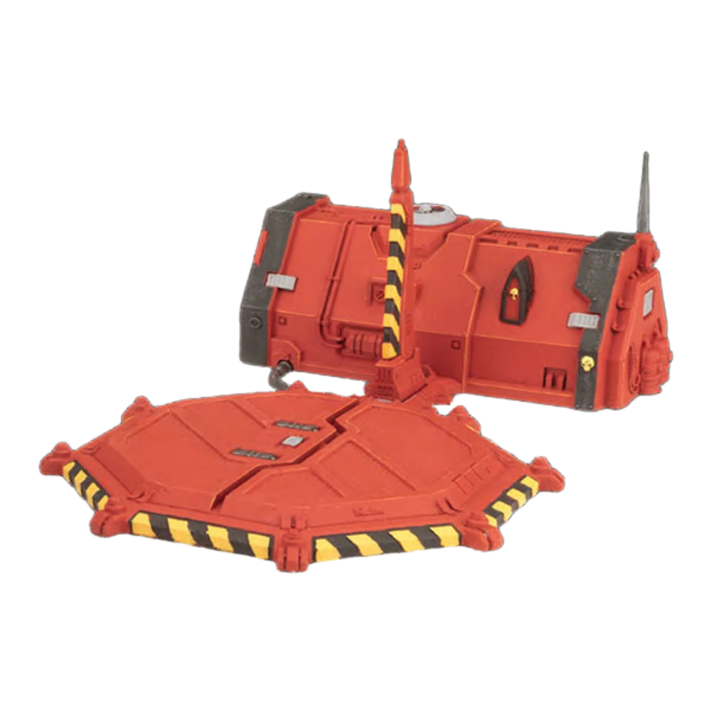Battlefield in a Box: Gothic Sector - Legion Chapel Barracks (Red Paint Scheme) (New Arrival)