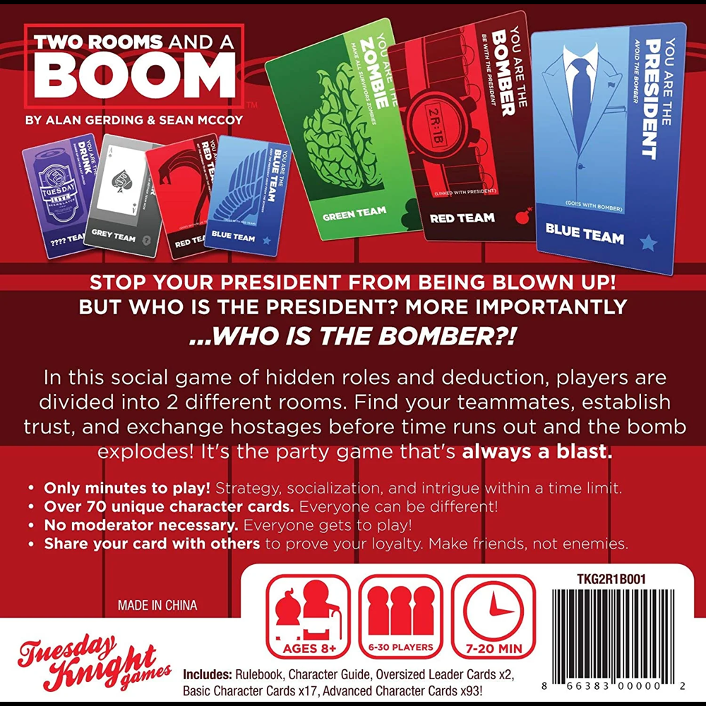 Two Rooms & A Boom (Classic Card Edition) (Preorder)