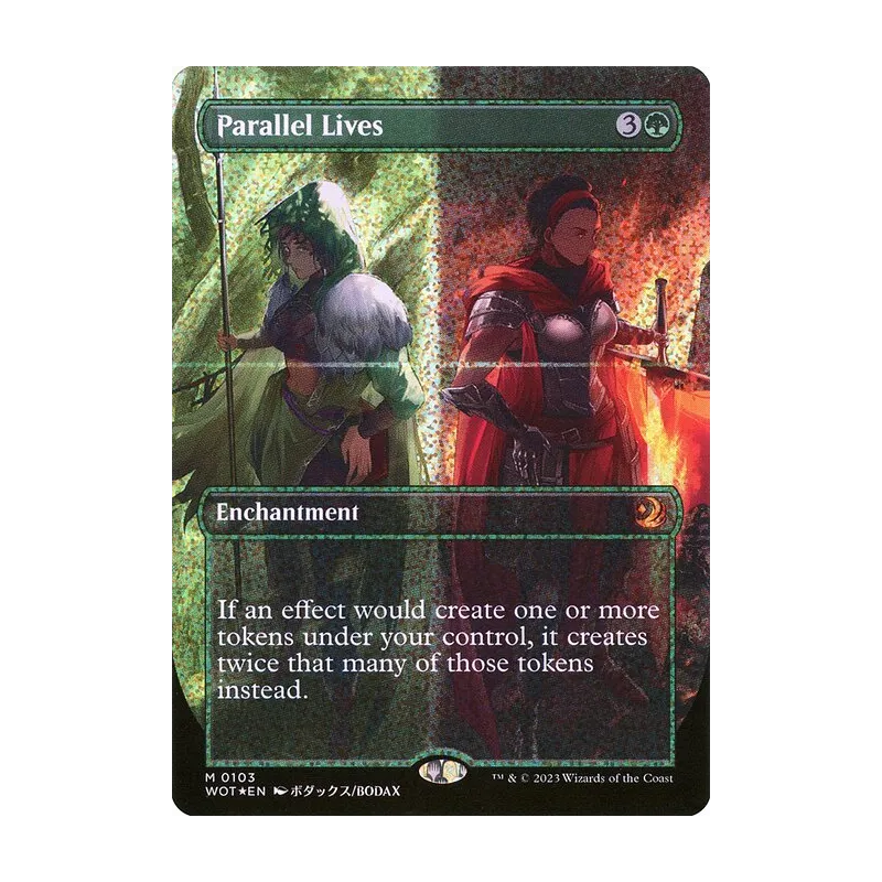 Parallel Lives (Anime Borderless) (Confetti Foil) - Wilds of Eldraine: Enchanting Tales (Foil Near Mint)