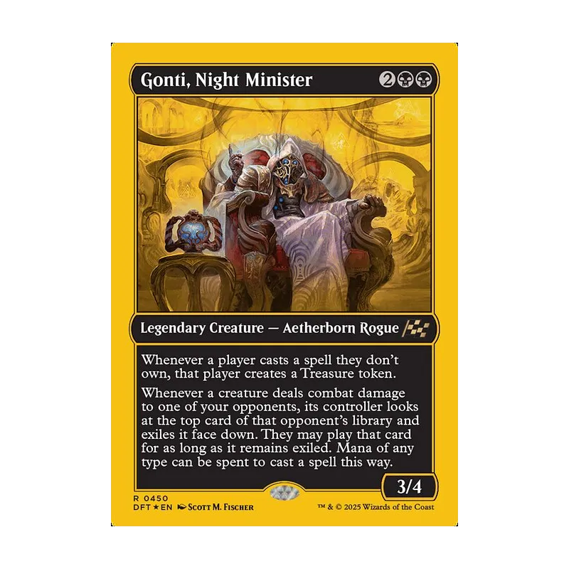 Gonti, Night Minister (First-Place Foil) - Aetherdrift (Foil Near Mint)