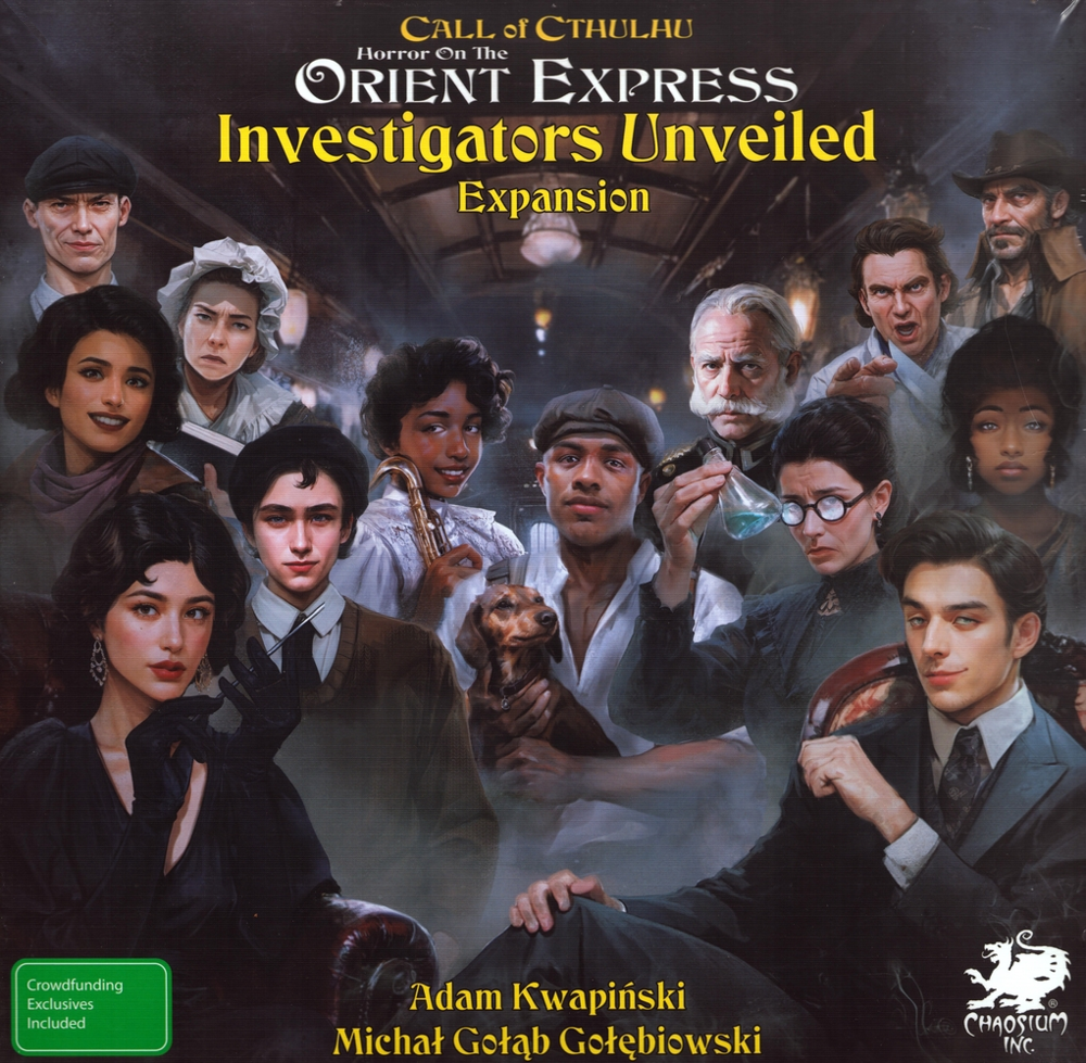 Horror on the Orient Express: The Board Game - Investigators Unveiled Expansion (Kickstarter Edition) (New Arrival)