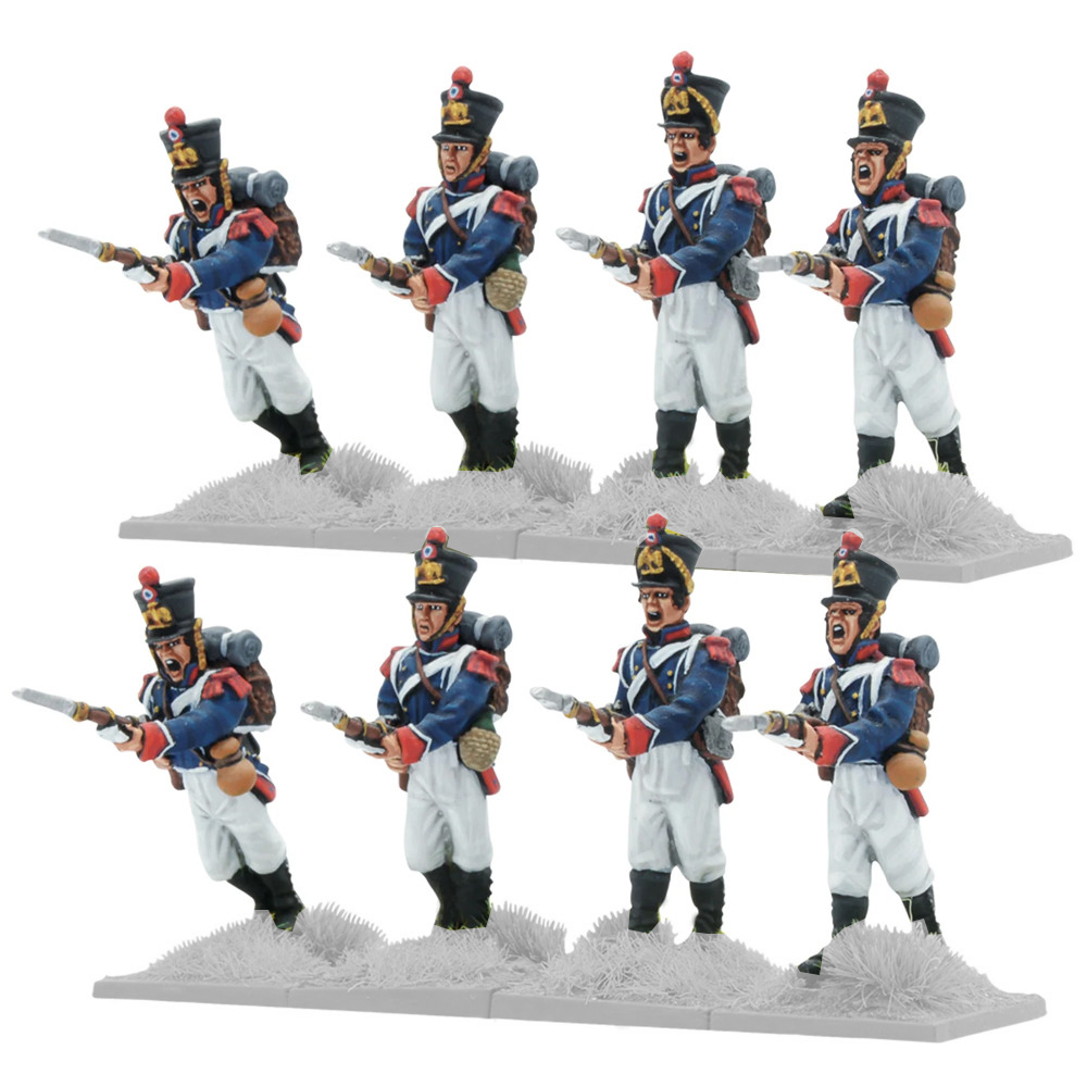 Black Powder Napoleonic Wars: French Young Guard Voltigeurs/Tirailleurs Advancing