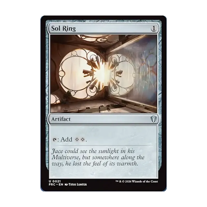 Sol Ring - Reality Fracture Commander (Near Mint)